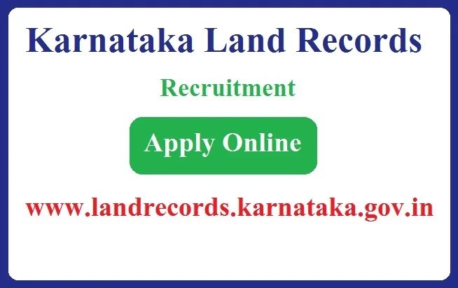 Karnataka Land Records Recruitment 2024