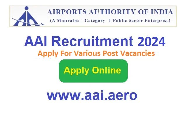 AAI Recruitment 2024 Apply Online