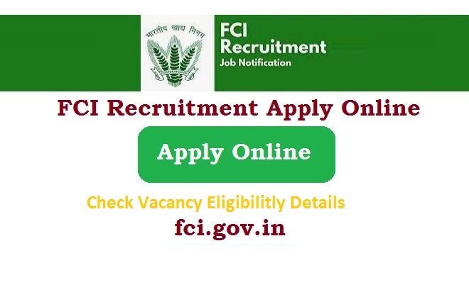 FCI Recruitment 2024