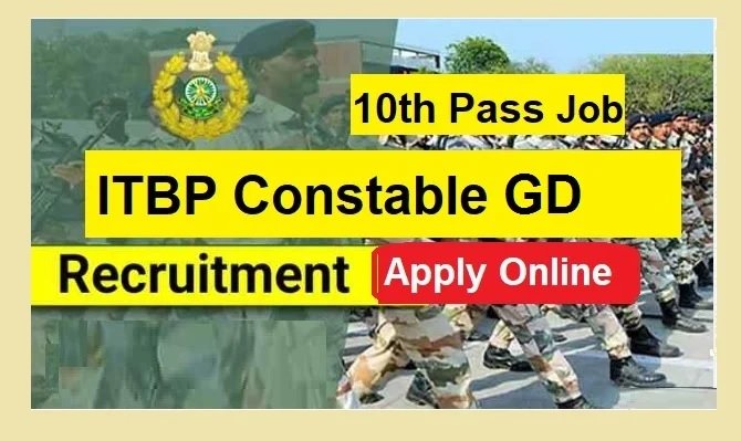 ITBP Constable GD Recruitment 2024