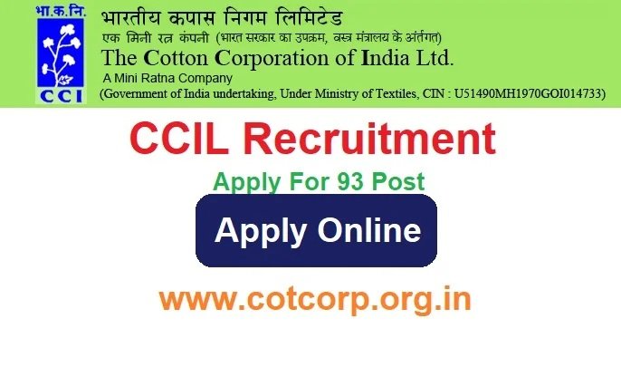 Cotton Corporation CCIL Recruitment 2024 Apply Online