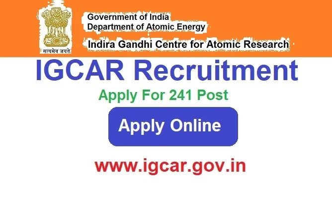 IGCAR Recruitment 2024